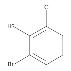 2-Bromo-6-chlorobenzenethiol Structure