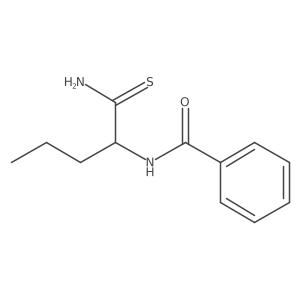 N-(1-carbamothioylbutyl)benzamide Structure