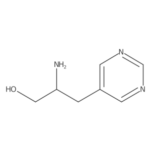2-Amino-3-(pyrimidin-5-yl)propan-1-ol Structure