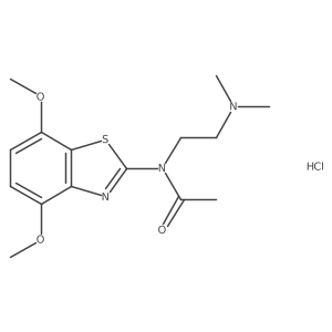 N-(4,7-dimethoxybenzo[d]thiazol-2-yl)-N-(2-(dimethylamino)ethyl)acetamide hydrochloride Structure