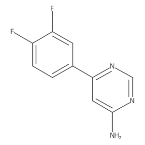 6-(3,4-Difluorophenyl)pyrimidin-4-amine结构式