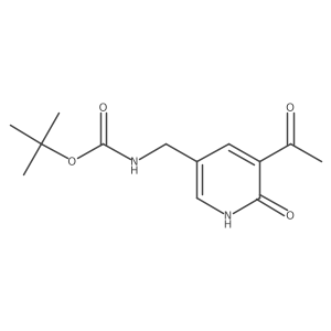 Tert-butyl (5-acetyl-6-hydroxypyridin-3-YL)methylcarbamate Structure