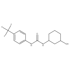 1-(3-Hydroxycyclohexyl)-3-(4-(trifluoromethyl)phenyl)urea Structure