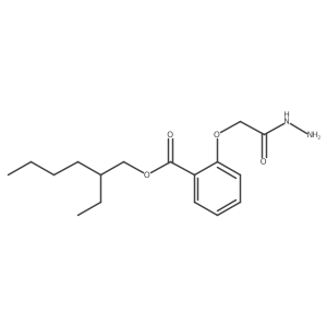 2-Ethylhexyl 2-(2-hydrazinyl-2-oxoethoxy)benzoate Structure