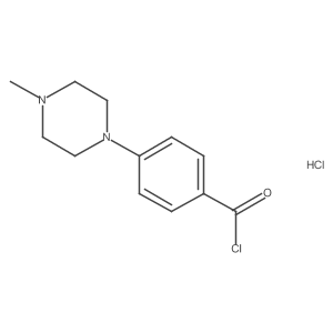 4-(4-Methyl-piperazin-1-yl)-benzoyl chloride hydrochloride结构式