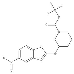 (R)-tert-butyl 3-((5-nitrobenzo[d]thiazol-2-yl)amino)piperidine-1-carboxylate Structure