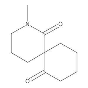 2-Methyl-2-azaspiro[5.5]undecane-1,7-dione Structure