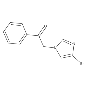 2-(4-Bromo-1H-imidazol-1-yl)-1-phenylethanone结构式