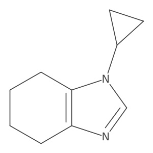 1-Cyclopropyl-4,5,6,7-tetrahydro-1H-benzo[D]imidazole Structure