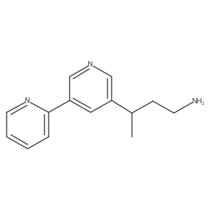 [2,3a(2)-Bipyridine]-5a(2)-propanamine, I(3)-methyl-结构式