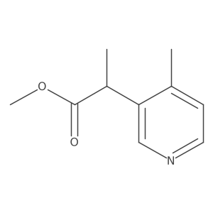 Methyl 2-(4-methylpyridin-3-yl)propanoate结构式