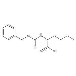 2-([(Benzyloxy)carbonyl]amino)-5-fluoropentanoic acid Structure