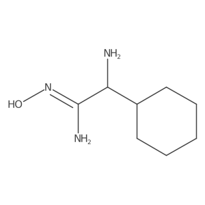 2-amino-2-cyclohexyl-N'-hydroxyethanimidamide Structure