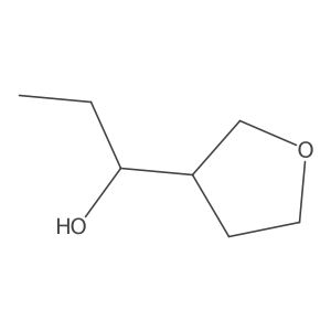 (1R)-1-(oxolan-3-yl)propan-1-ol结构式