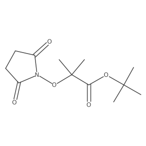 Tert-butyl 2-((2,5-dioxopyrrolidin-1-YL)oxy)-2-methylpropanoate Structure