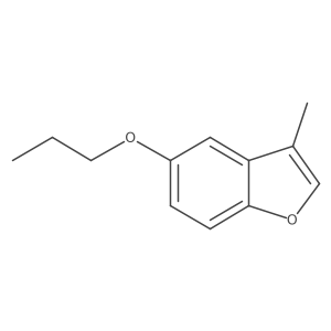 3-Methyl-5-propoxy-1-benzofuran Structure