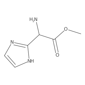 Methyl 2-amino-2-(1h-imidazol-2-yl)acetate Structure