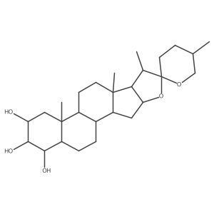 Spirostan-2,3,4-triol, (2I(2),3I(2),4I(2),5I(2),25S)-结构式