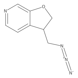 3-(Azidomethyl)-2,3-dihydrofuro[2,3-c]pyridine Structure