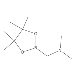 Dimethyl[(4,4,5,5-tetramethyl-1,3,2-dioxaborolan-2-yl)methyl]amine Structure