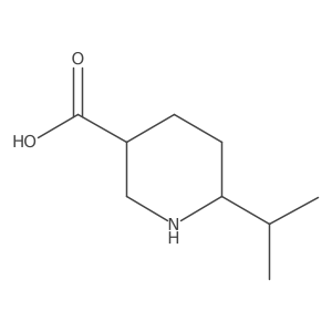 Rac-(3r,6r)-6-(propan-2-yl)piperidine-3-carboxylic acid Structure