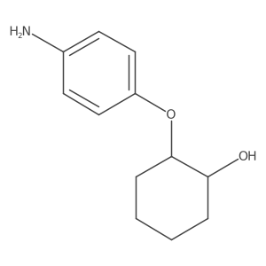(1R,2R)-2-(4-Aminophenoxy)cyclohexan-1-ol结构式