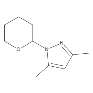 3,5-dimethyl-1-(oxan-2-yl)-1H-pyrazole结构式