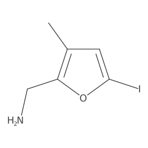 (5-Iodo-3-methylfuran-2-yl)methanamine结构式