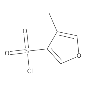 4-Methylfuran-3-sulfonyl chloride结构式