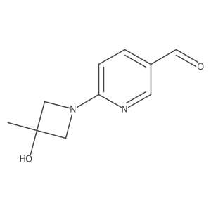 6-(3-Hydroxy-3-methylazetidin-1-yl)pyridine-3-carbaldehyde结构式