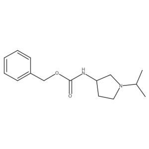 Benzyl(1-isopropylpyrrolidin-3-yl)carbamate Structure