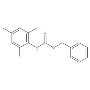 benzyl N-(2-bromo-4,6-dimethylphenyl)carbamate Structure