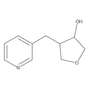 4-[(Pyridin-3-yl)methyl]oxolan-3-ol Structure