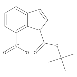 tert-Butyl 7-nitro-1H-indole-1-carboxylate Structure