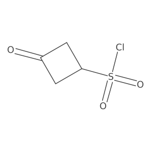 3-Oxocyclobutane-1-sulfonyl chloride Structure