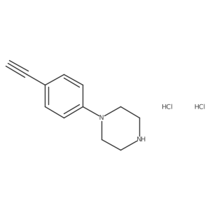 1-(4-Ethynylphenyl)piperazine dihydrochloride Structure