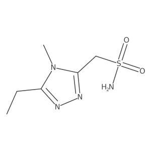 (5-ethyl-4-methyl-4H-1,2,4-triazol-3-yl)methanesulfonamide Structure