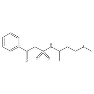 N-[4-(methylsulfanyl)butan-2-yl]-2-oxo-2-phenylethane-1-sulfonamide Structure