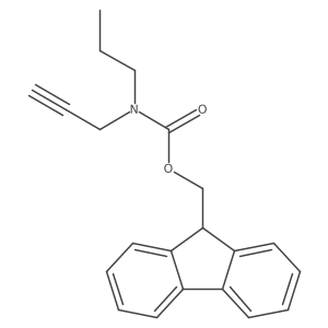 (9H-fluoren-9-yl)methyl N-(prop-2-yn-1-yl)-N-propylcarbamate Structure