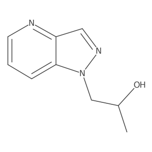 1-{1H-pyrazolo[4,3-b]pyridin-1-yl}propan-2-ol结构式