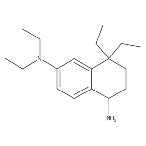 4,4,N6,N6-tetraethyl-1,2,3,4-tetrahydronaphthalene-1,6-diamine Structure