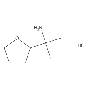 2-(Oxolan-2-yl)propan-2-amine hydrochloride Structure
