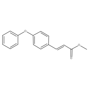 Methyl 3-(4-phenoxyphenyl)-2-propenoate结构式