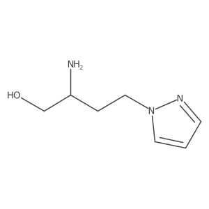 (2R)-2-amino-4-(1H-pyrazol-1-yl)butan-1-ol Structure