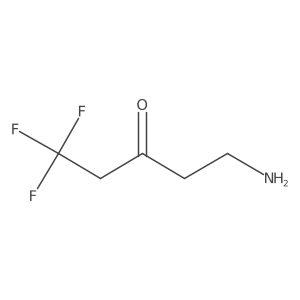 5-Amino-1,1,1-trifluoropentan-3-one Structure