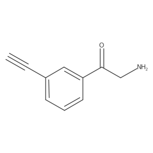 2-Amino-1-(3-ethynylphenyl)ethan-1-one Structure