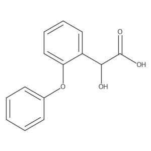 2-Hydroxy-2-(2-phenoxyphenyl)acetic acid结构式