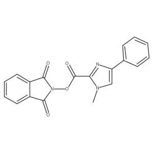 1,3-dioxo-2,3-dihydro-1H-isoindol-2-yl 1-methyl-4-phenyl-1H-imidazole-2-carboxylate Structure