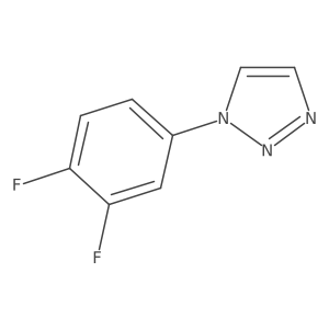 1-(3,4-difluorophenyl)-1H-1,2,3-triazole Structure