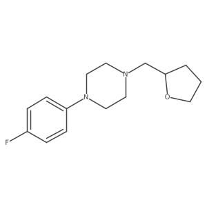 1-(4-Fluorophenyl)-4-[(oxolan-2-yl)methyl]piperazine Structure